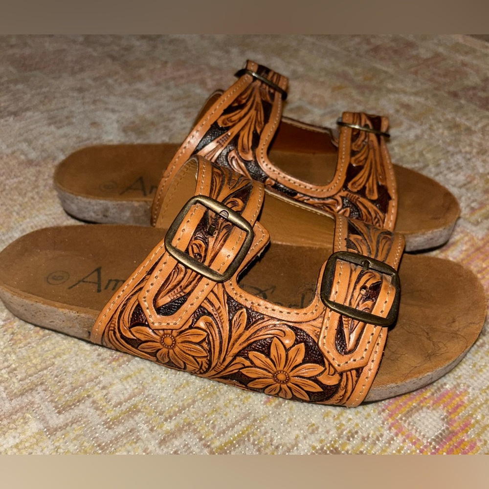 American Darling Western Sandals Size 9
